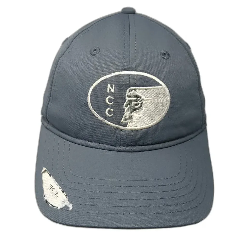 TaylorMade Baseball Cap Gray One Size NCC Chief Logo Polyester Slideback Hat